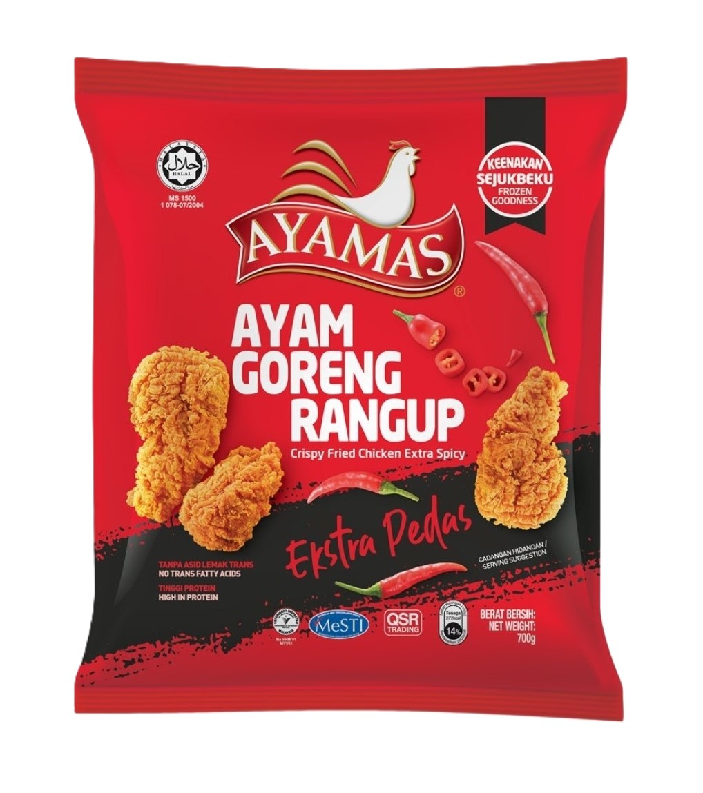 Ayamas Crispy Fried Chicken Extra Spicy 700G