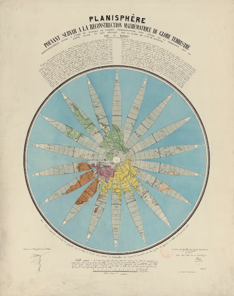 PlanisphèRe Pouvant Servir À La Reconstruction MathéMatique Du Globe Terrestre 1
