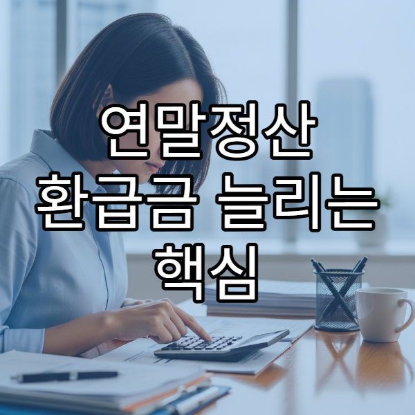 연말정산 환급금 늘리는 핵심 공제 5가지 정리
