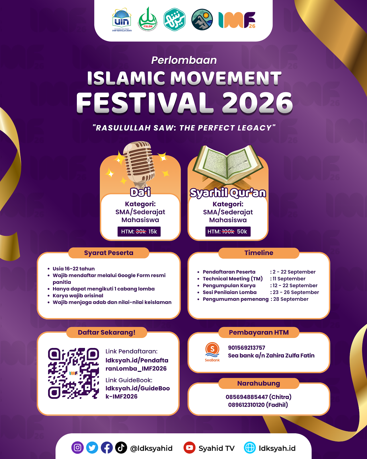 Perlombaan Islamic Movement Festival (IMF) 2026