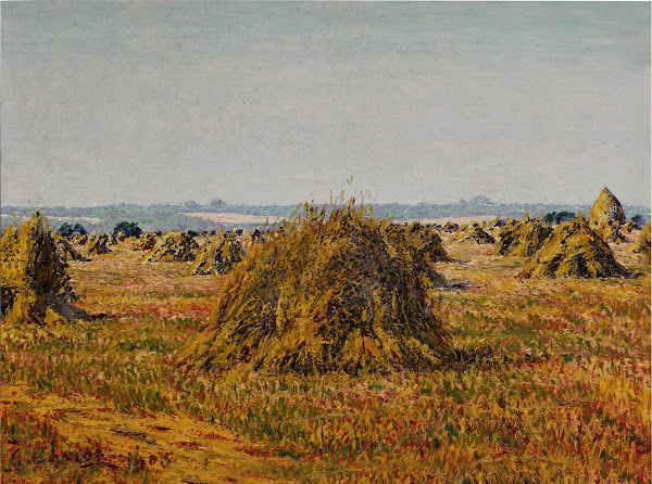 Gerbes de blé Périgny 1905
