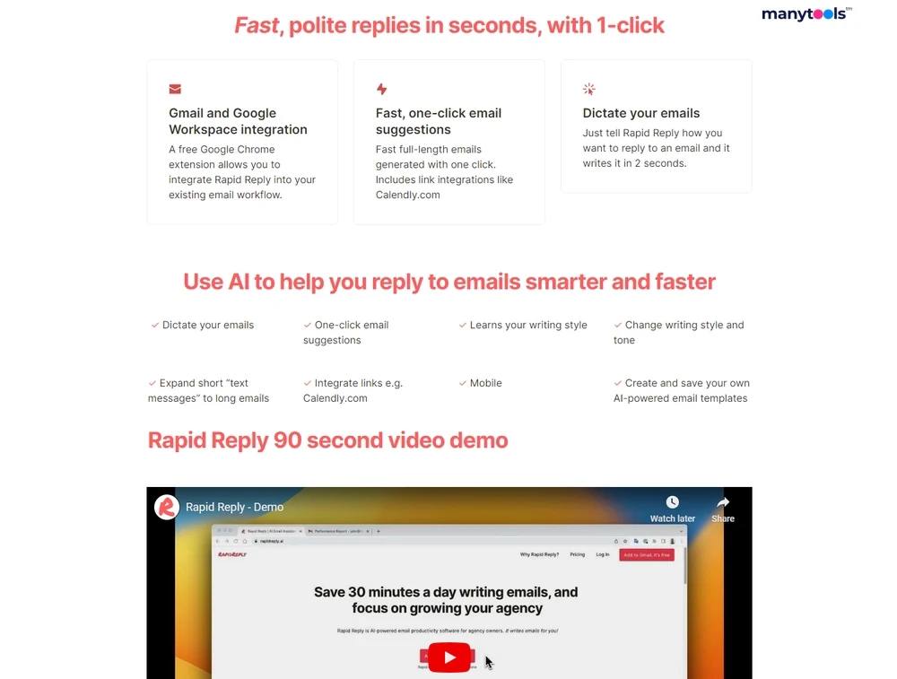 Captura de Rapid Reply