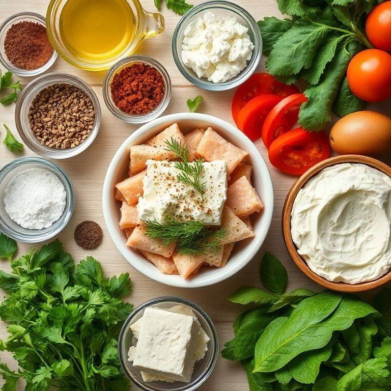 Ingredients for Easy Cottage Cheese Pizza Bowl Recipe for Dinner: Quick & Crispy Family Dinner