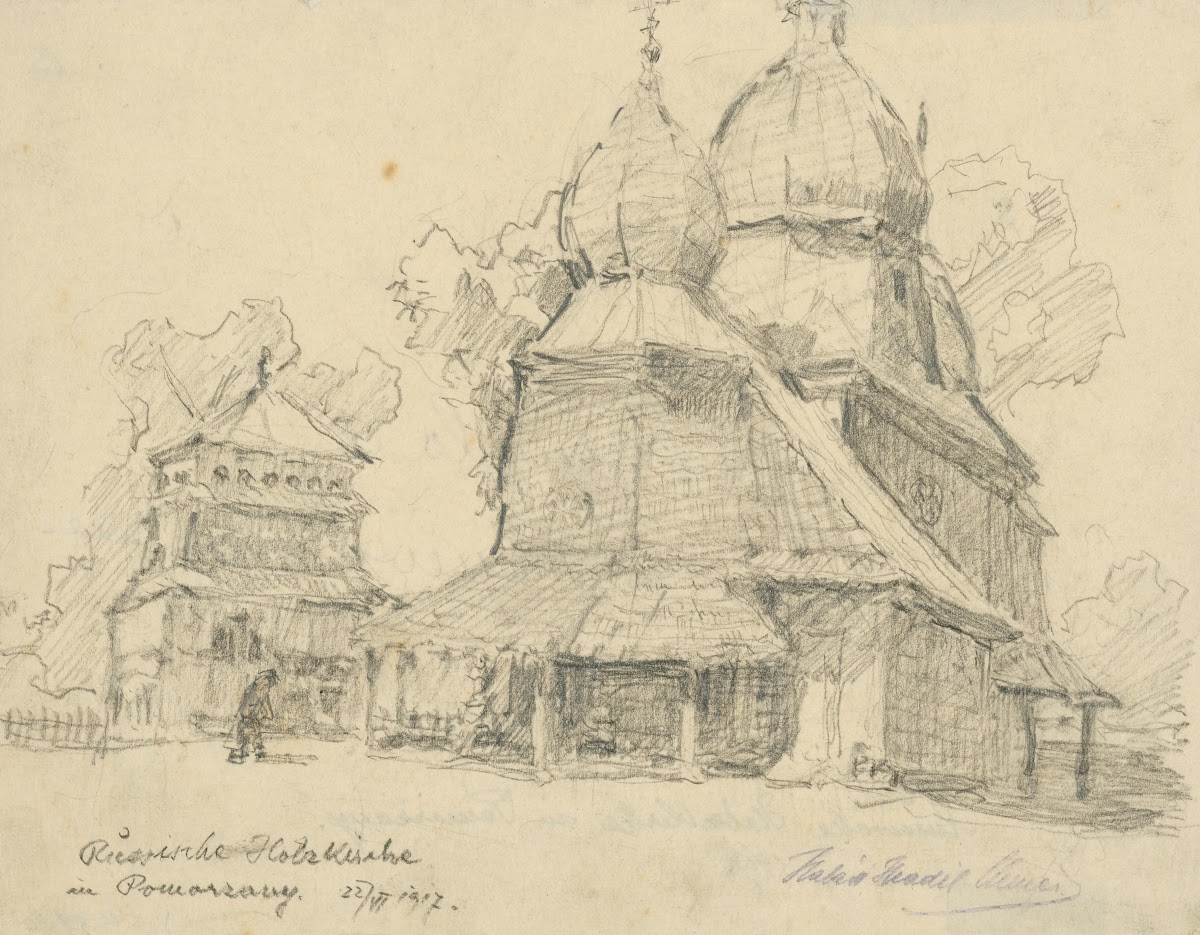 Russian Wooden Church 1917