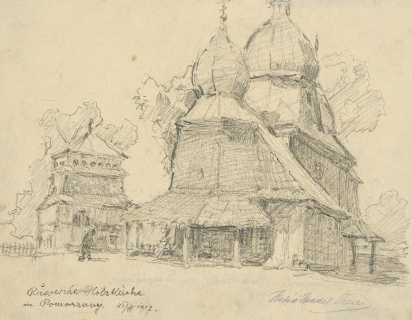 Russian Wooden Church 1917