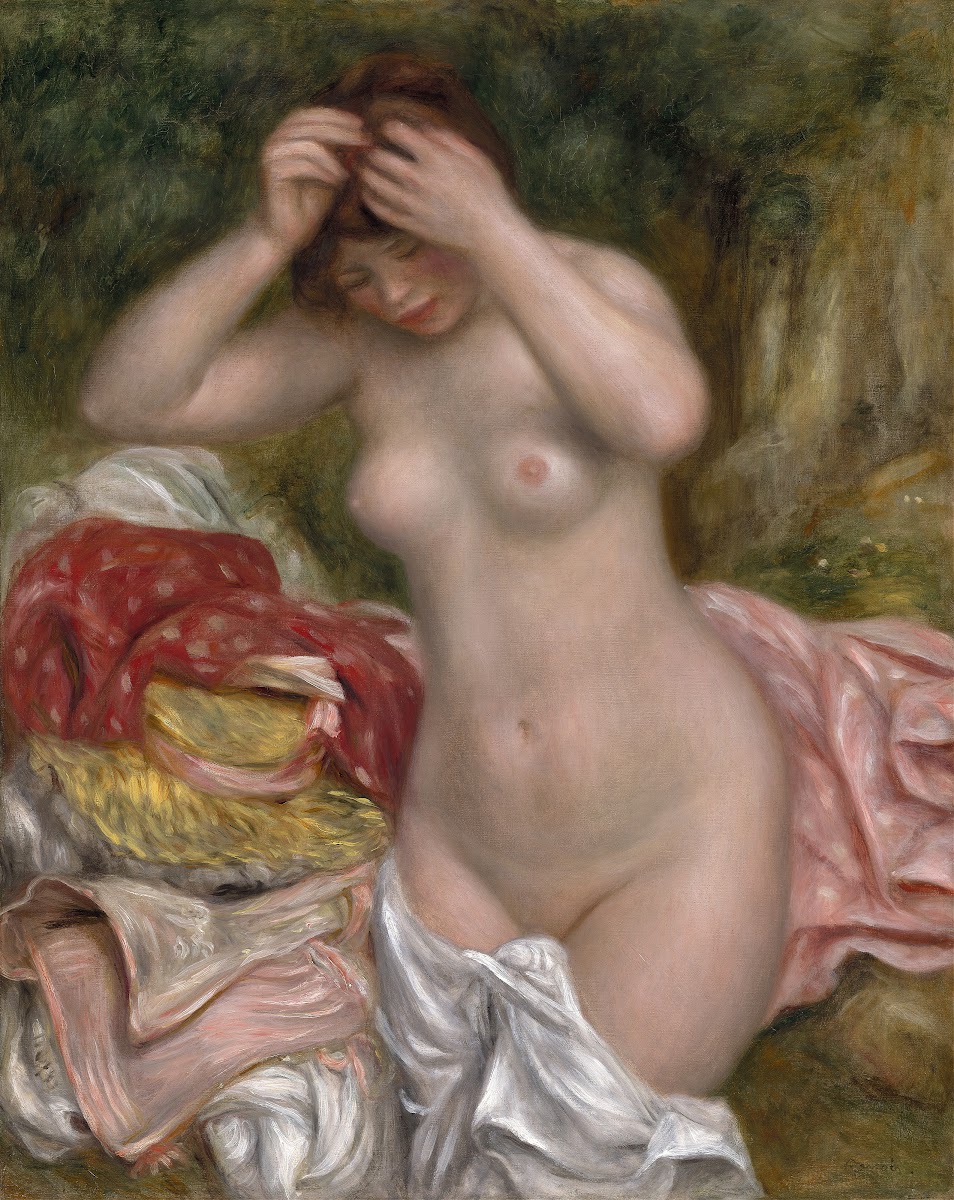 Bather Arranging Her Hair 1893