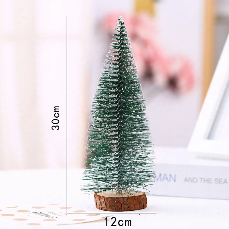 Mini Christmas tree, table decoration with snow effect