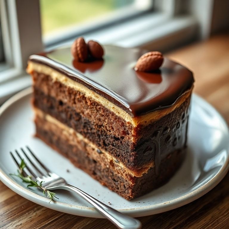 Dark Chocolate Orange Opera Cake Recipe with Almond Sponge – Easy Homemade Luxury