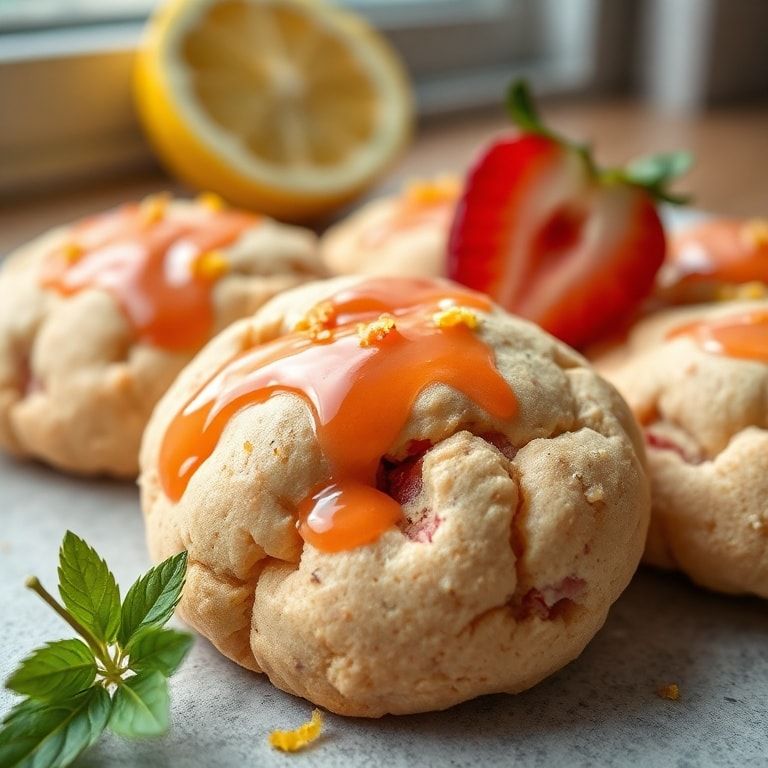 Easy Strawberry Lemonade Cookies with Fresh Fruit Zest: Quick Homemade Cookie Delight finished