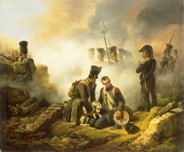 The Dog of the Regiment Wounded 1819