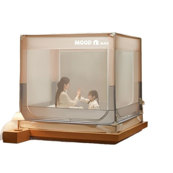 Mosquito net with frame, 3 doors, protective frame