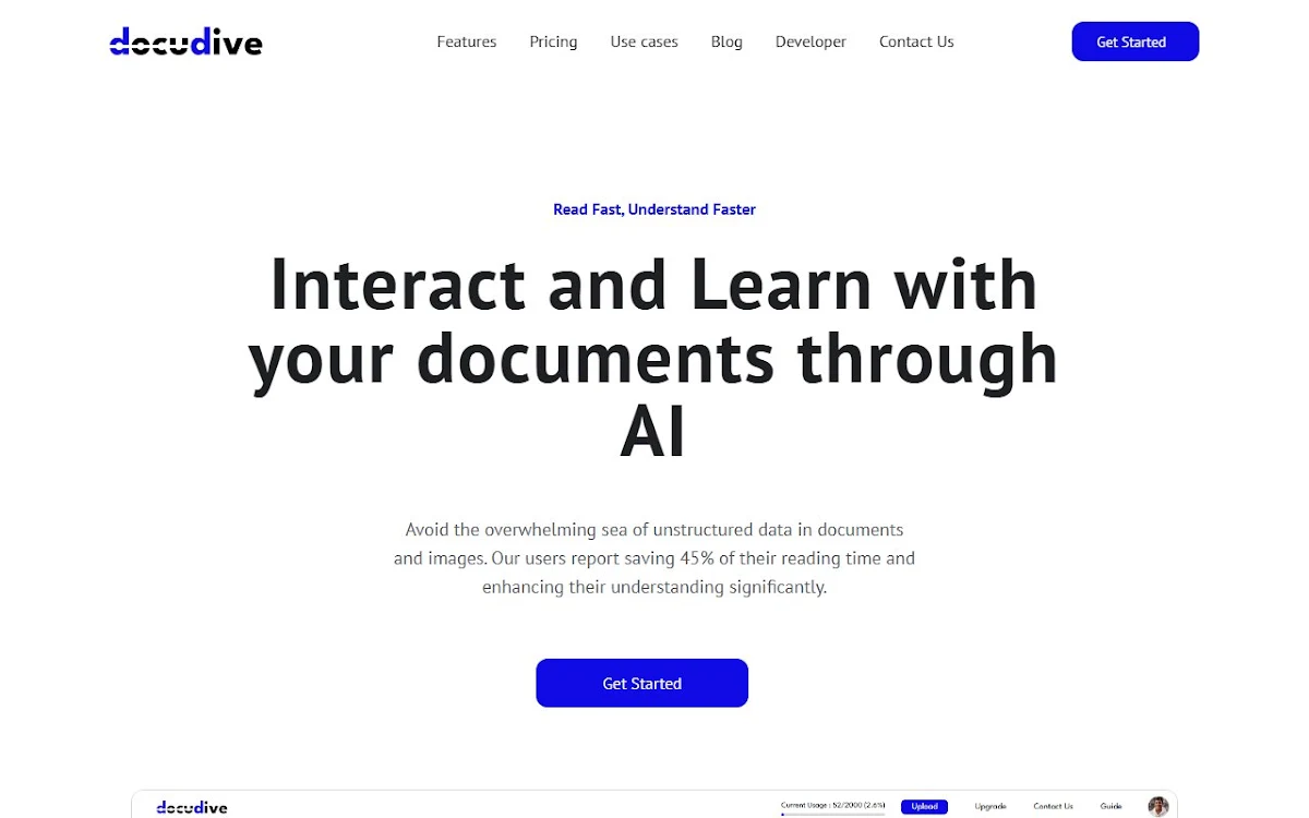 Captura de DocuDive