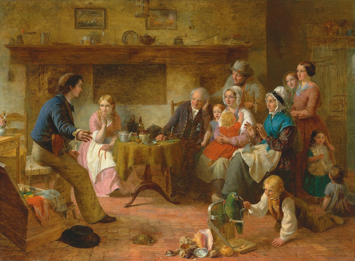 Relating the perils of a first long cruise 1852