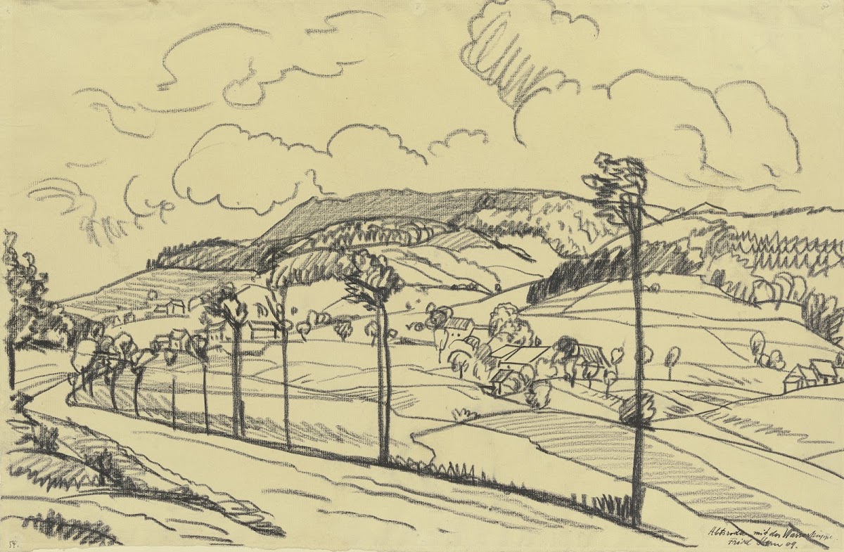 Abtsroda mit der Wasserkuppe 1909