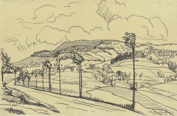 Abtsroda mit der Wasserkuppe 1909