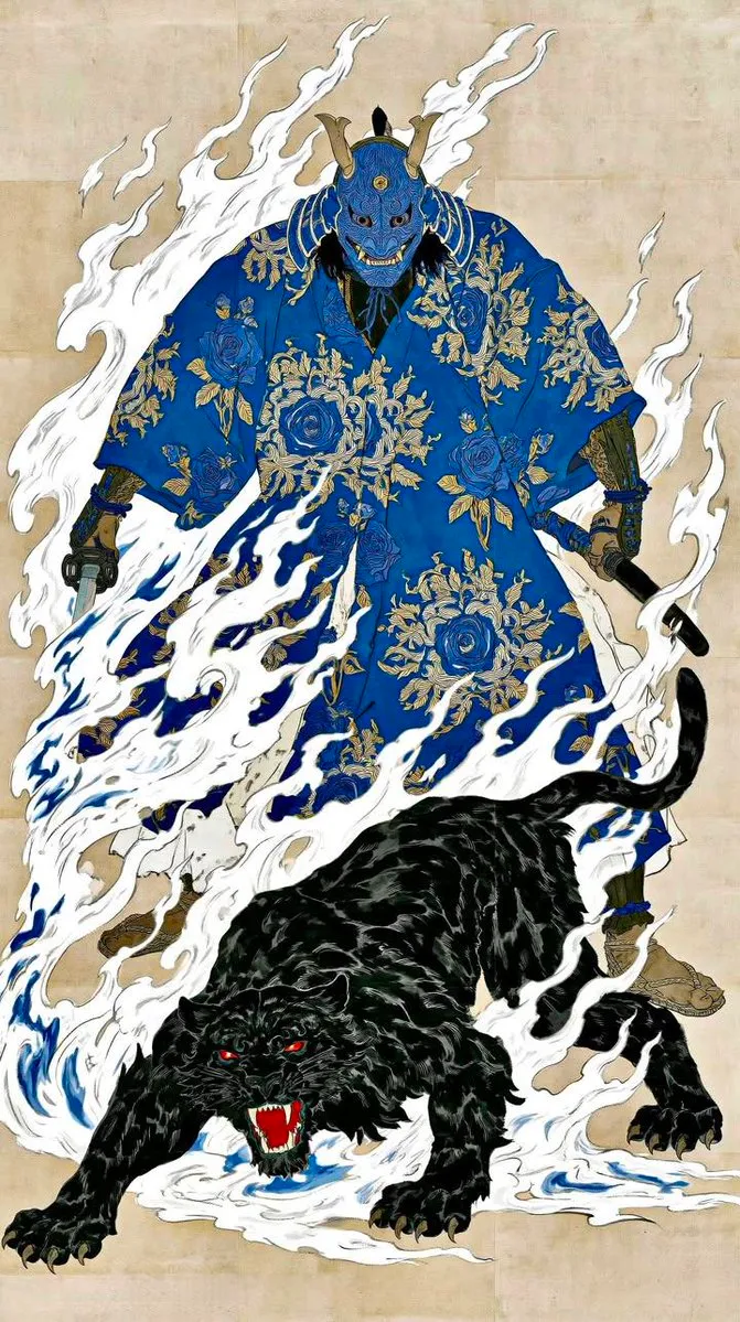 Obra maestra Ukiyo japonés ultra detallado