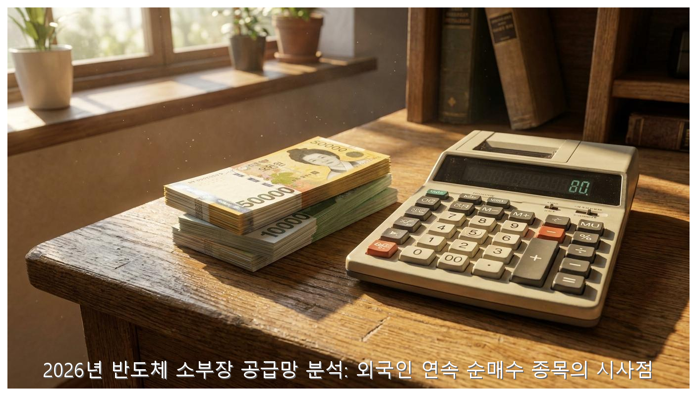 2026년 반도체 소부장 공급망 분석: 외국인 연속 순매수 종목의 시사점 핵심 안내 및 분석 인포그래픽 (8)