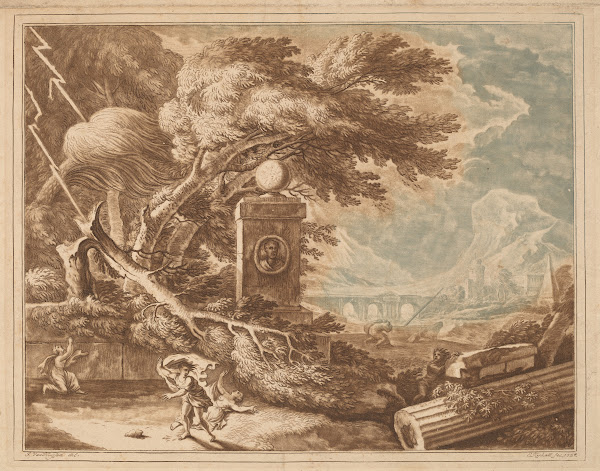Heroic Stormy Landscape 1724