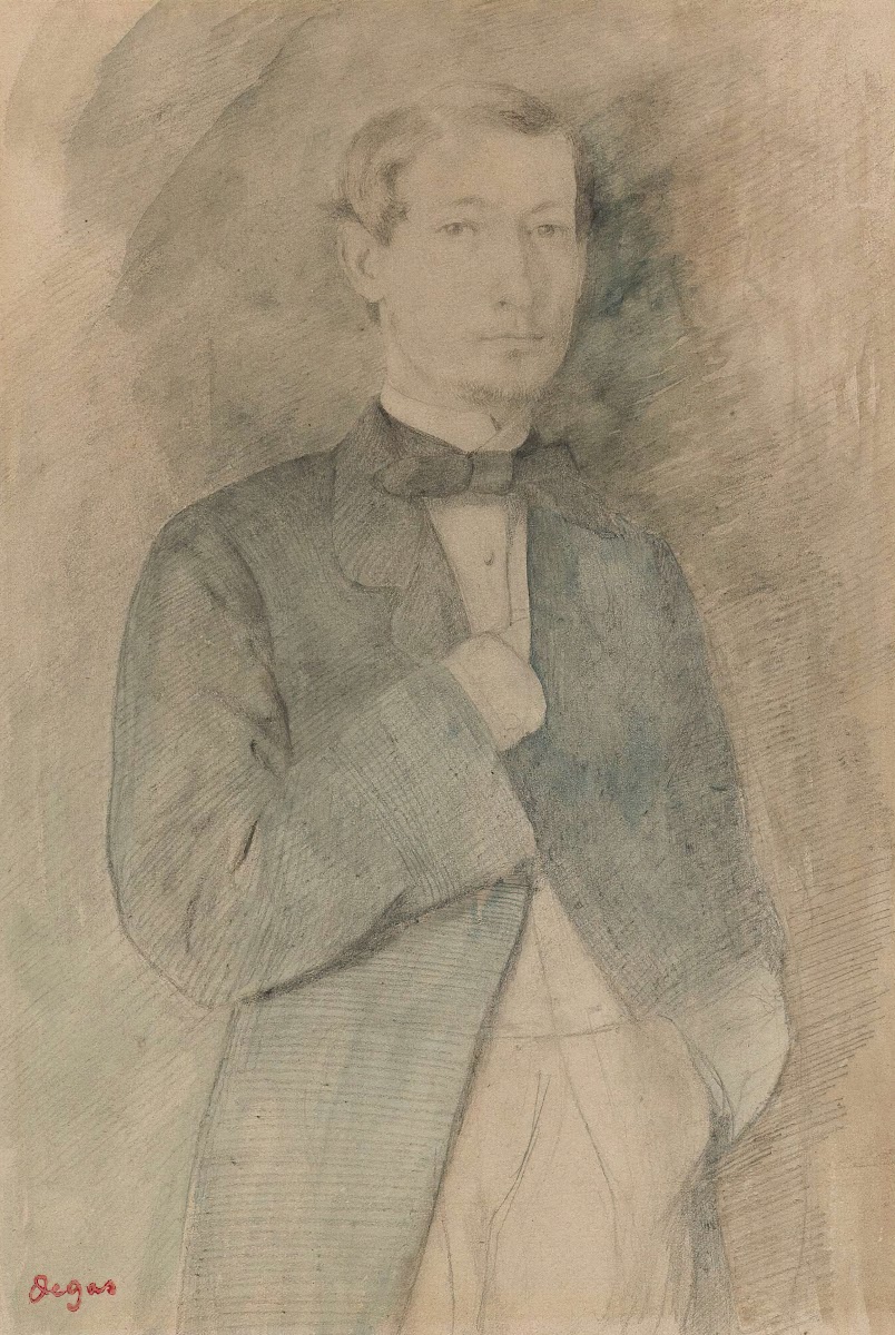 Portrait Dhomme Adelchi Morbilli circa 1862