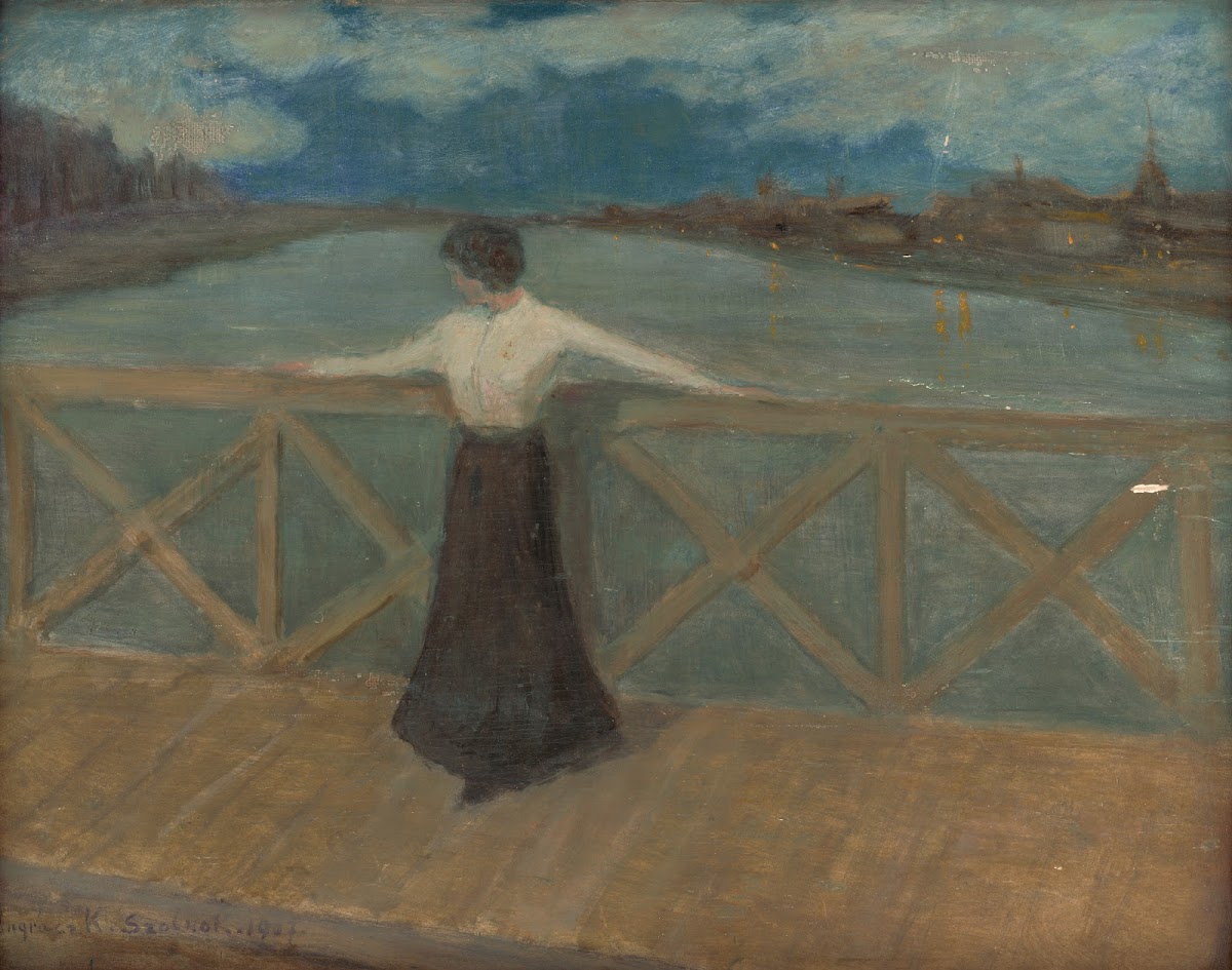 Woman on a Bridge 1907