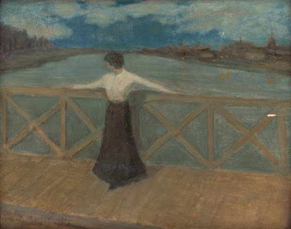 Woman on a Bridge 1907