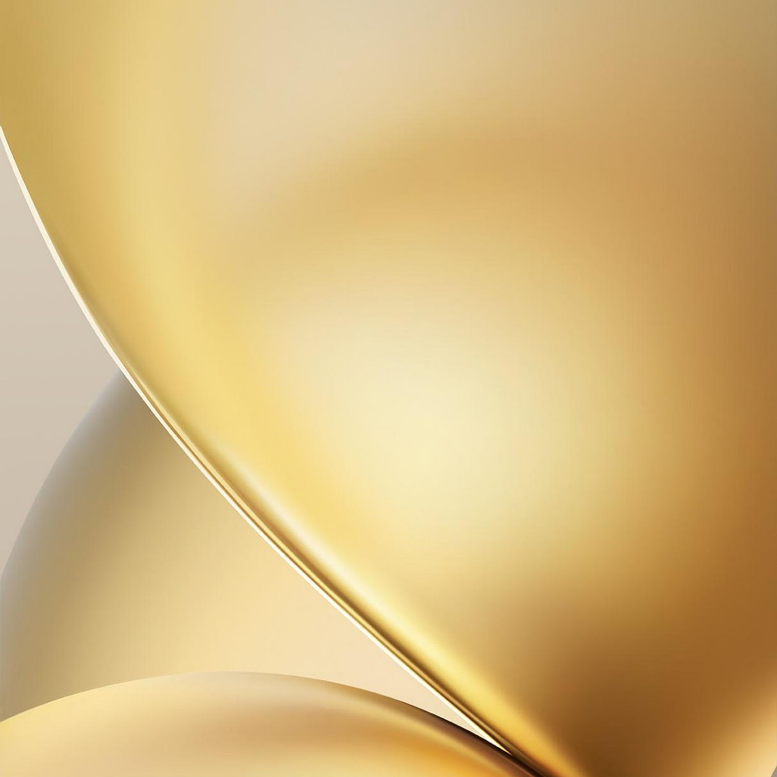 Download Abstract Golden Metallic Curves Full HD iPhone