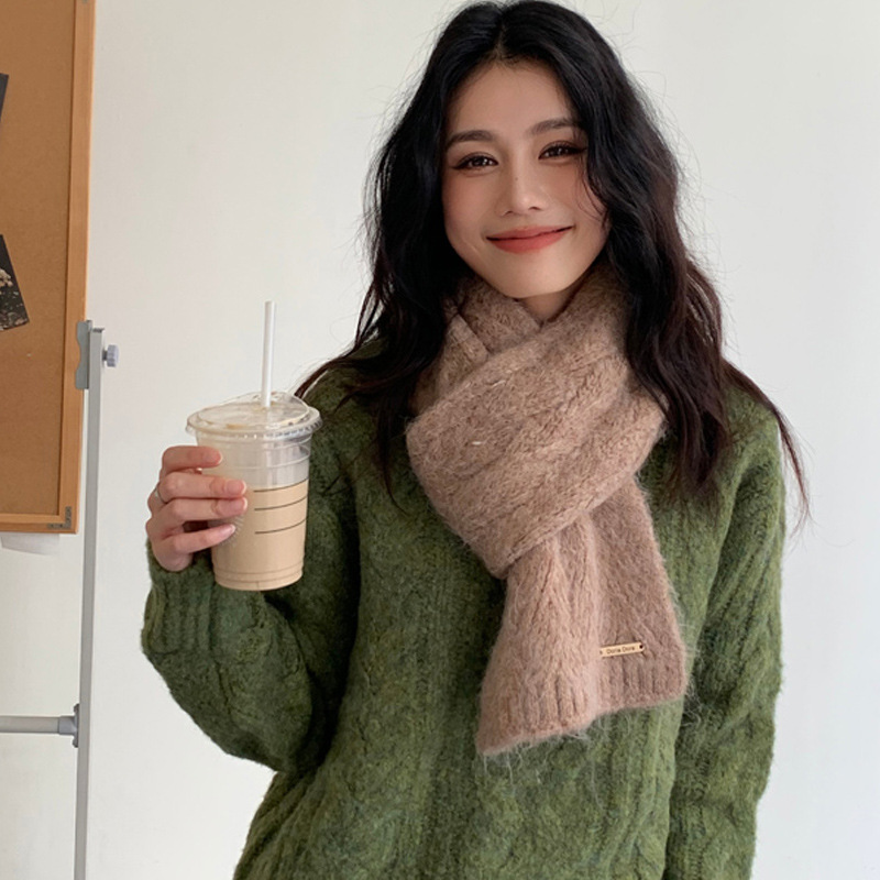 Thick Alpaca Wool Blend Scarf