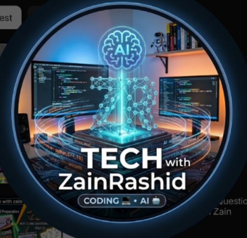 Tech with Zain Rashid Logo