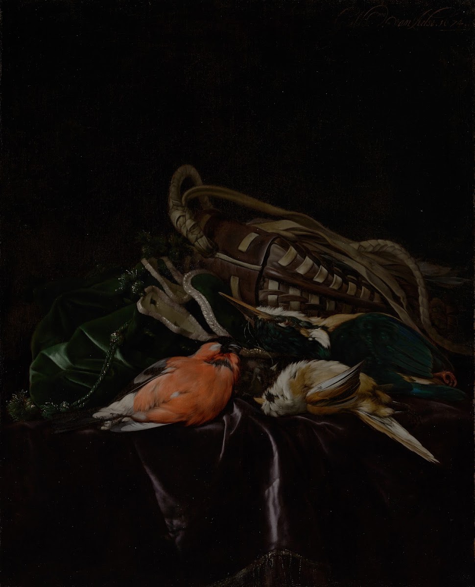 Still Life with Dead Birds and Game Bag 1674