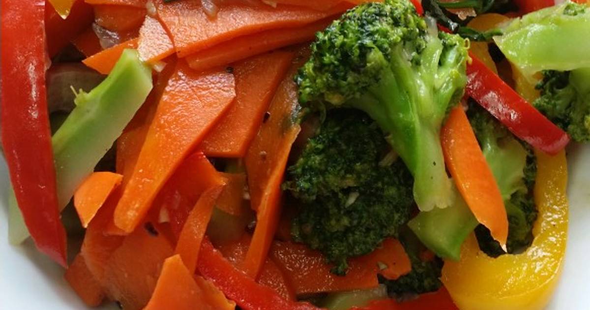 Cật heo xào rau củ