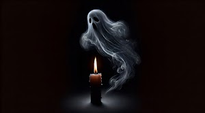 Candle Ghost Wallpaper