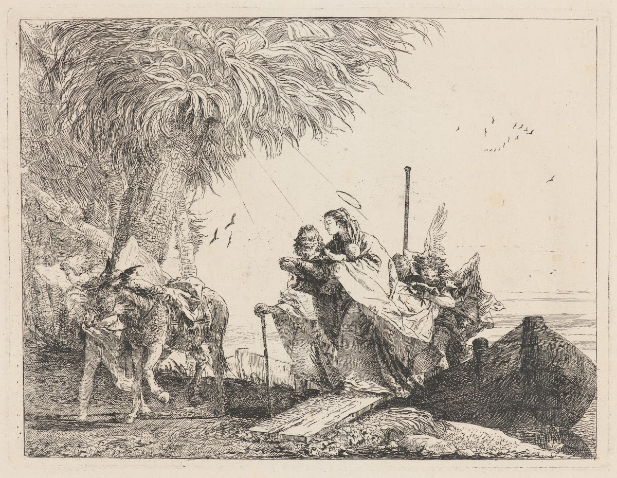 The Holy Family Disembarking 17501753