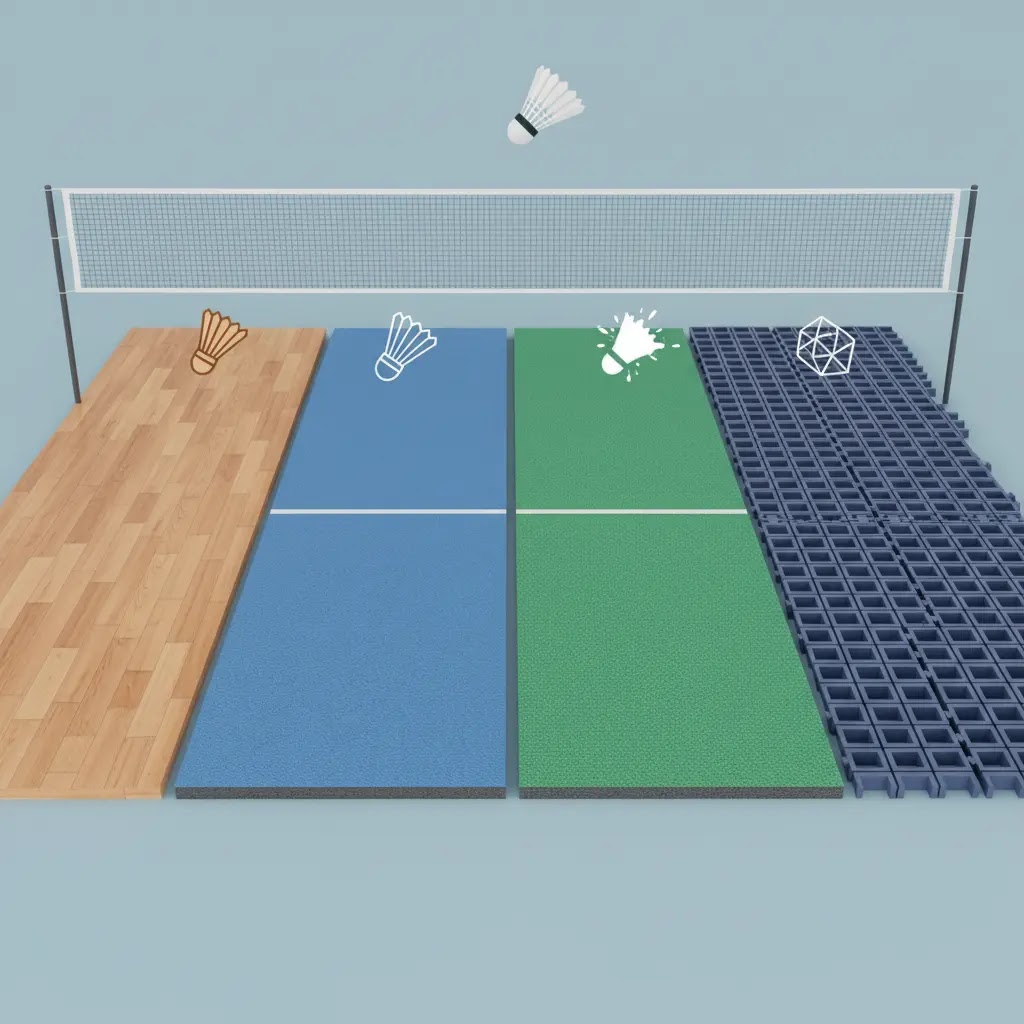 Mau Bangun Lapangan Badminton? Ini Jenis Lantai yang Bisa Dipilih