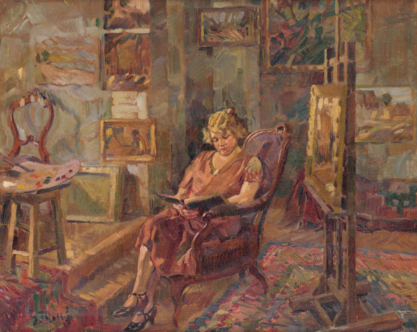 Visit in an Atelier 1923