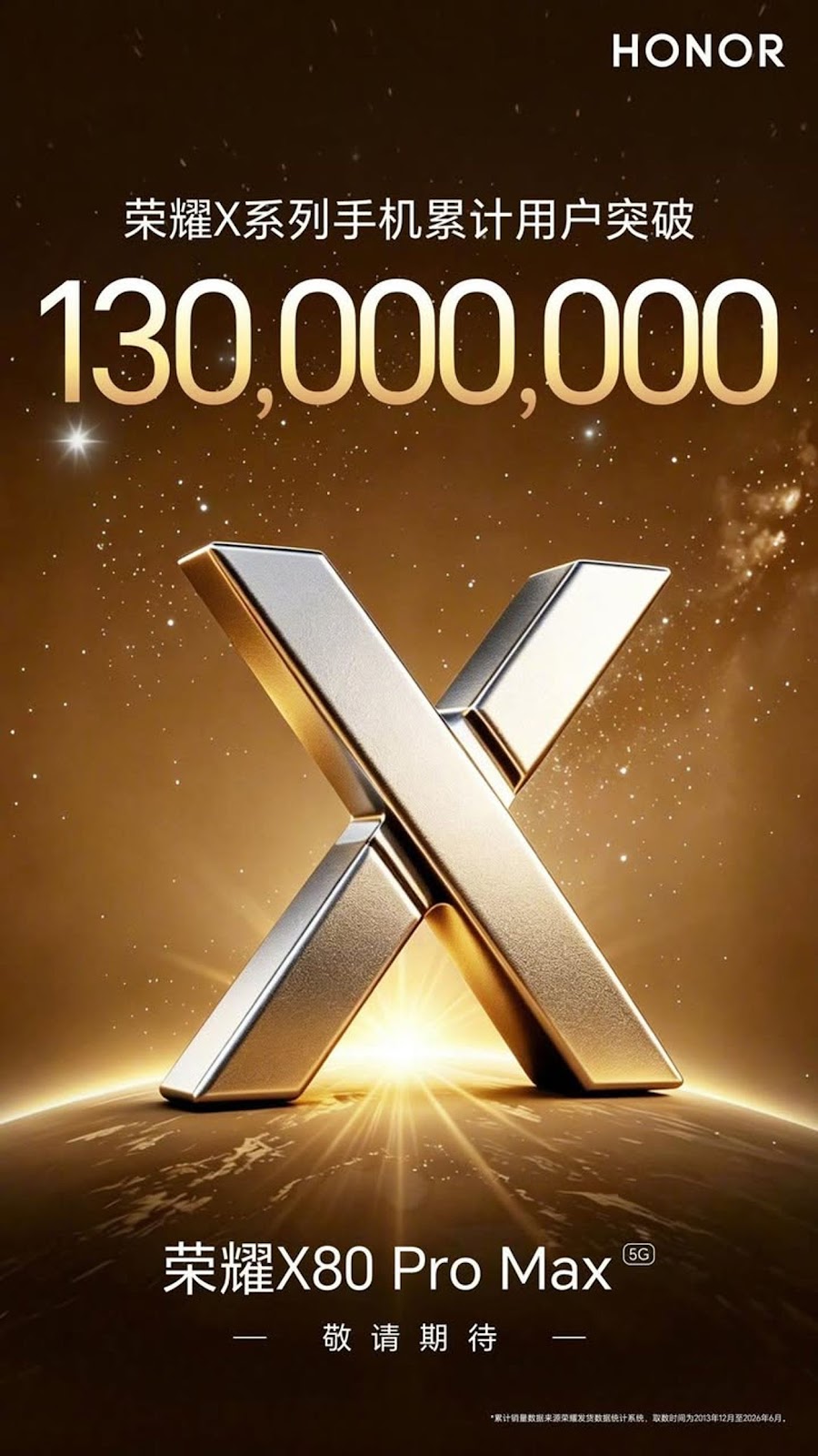 HONOR X80 Pro Max lộ diện với pin 11.000mAh, tham vọng tạo cú sốc mới trên thị trường smartphone 2026