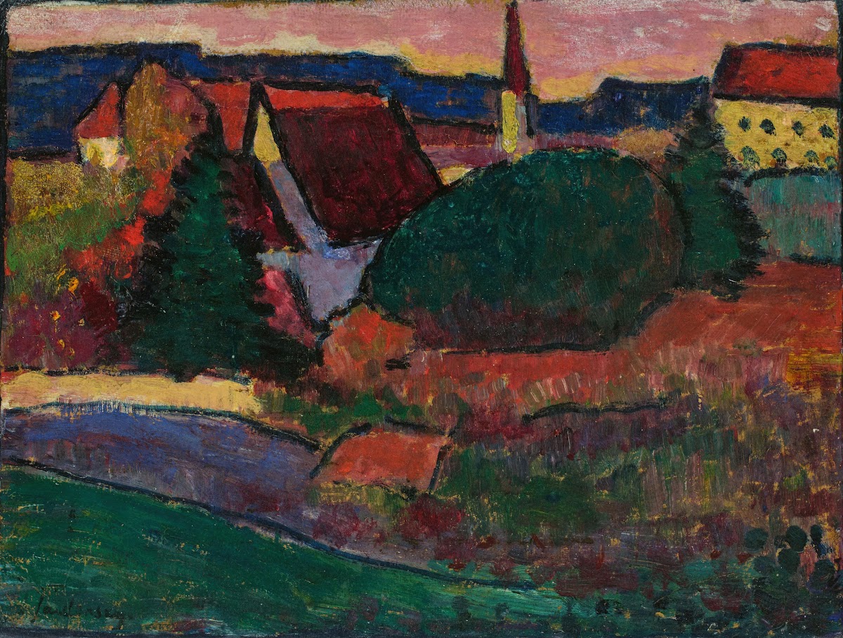 Blick auf Murnau 1908