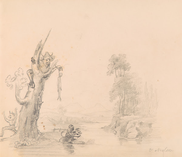 The Devils Pulpit for an engraving in TheTalisman 1829