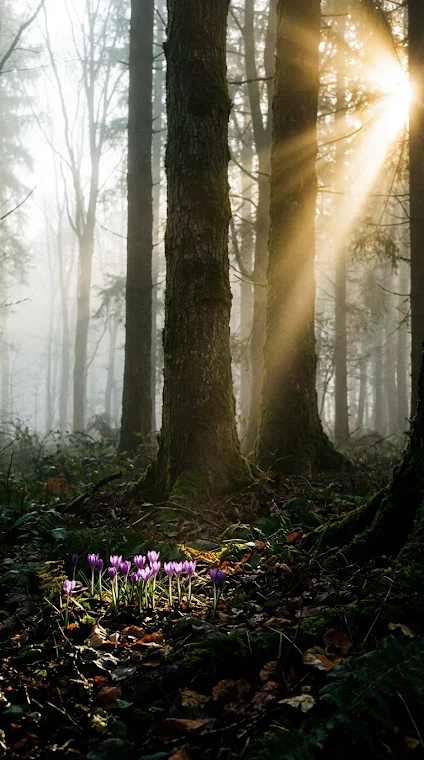 Sunlit Forest Rebirth