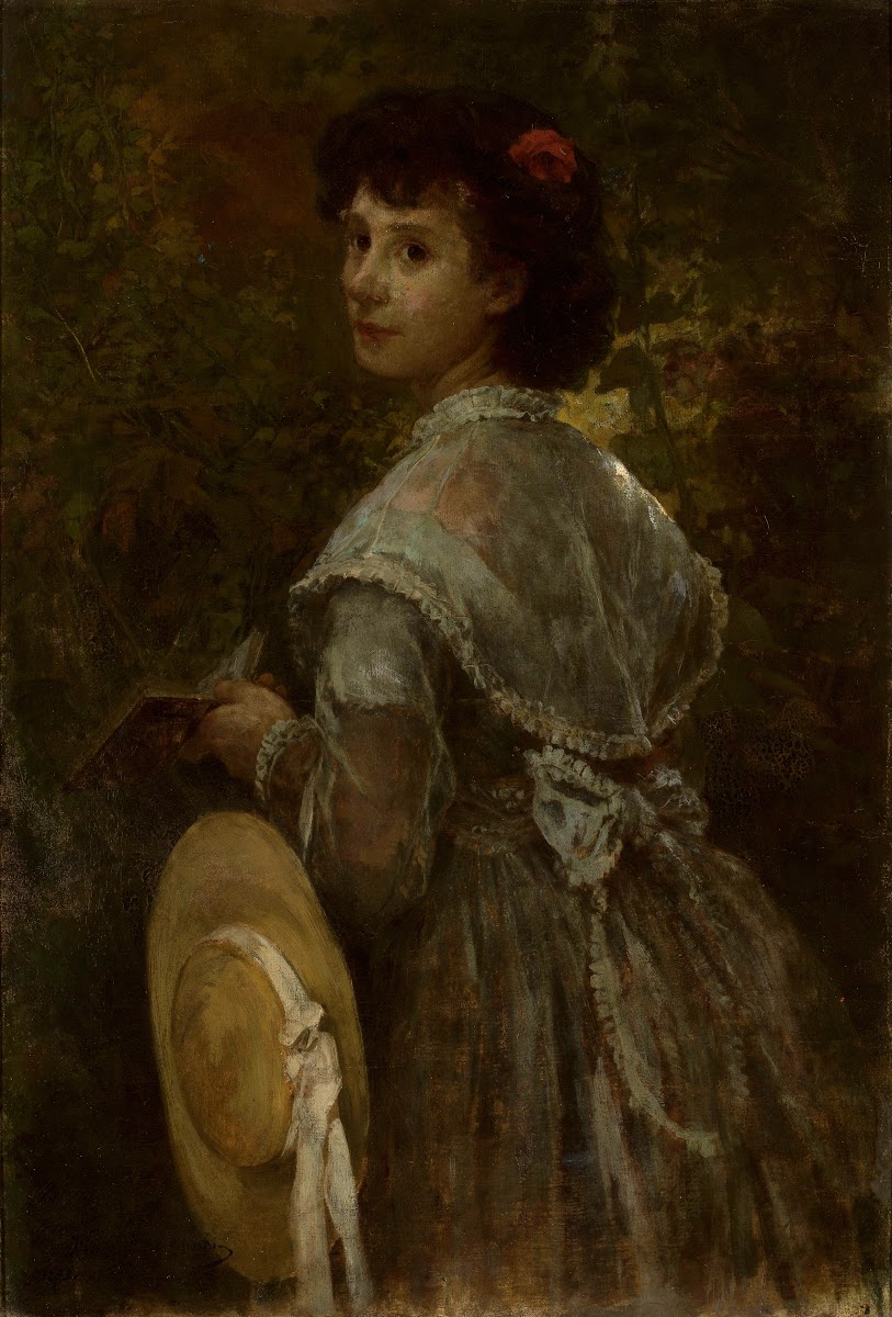 Portrait of artists sister 1875