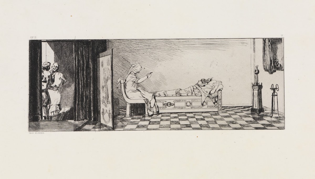 Pyramus und Thisbe IV Rettungen Ovidischer Opfer Opus II Blatt 5 1879 1891