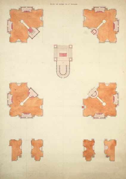 Plan des voutes de st Pierre