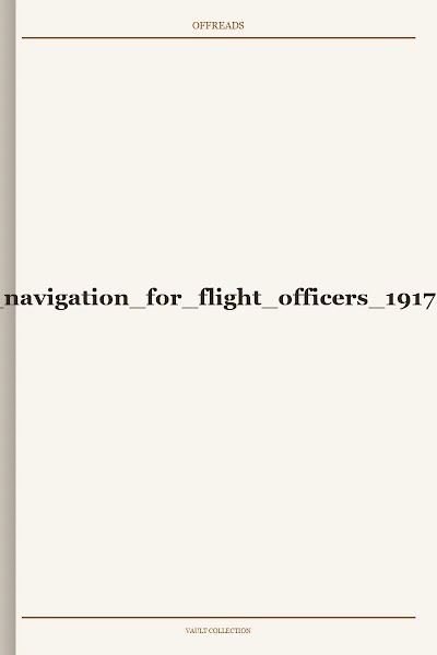 air navigation for flight officers 1917