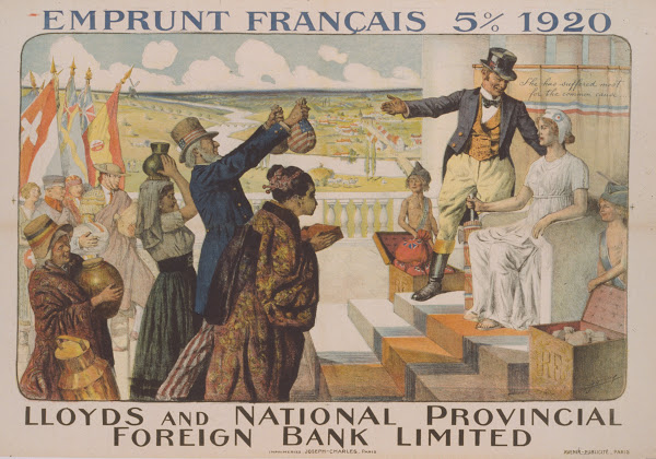 Emprunt Français 5 percent 1920 Lloyds and National Provincial Foreign Bank Limi