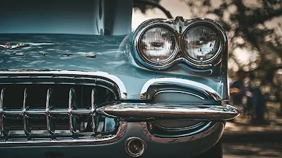 Car, Classic Car, Corvette, Vehicle, Blue Cars Wallpaper Background