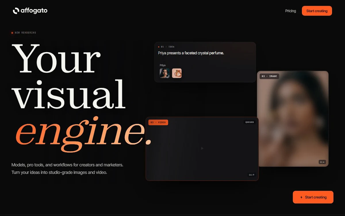 Captura de RenderNet AI