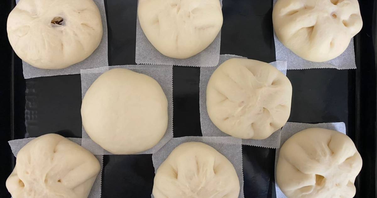Bánh bao nhân gà nấm