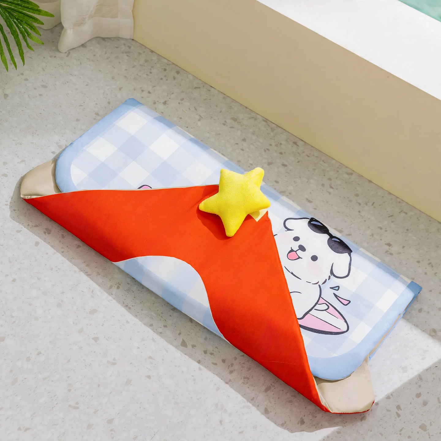 Thin breathable dog mattress, waterproof