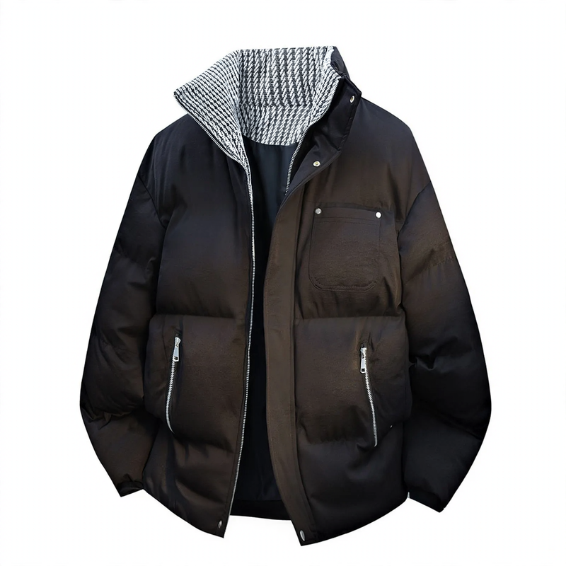 Insulated Stand-Up Collar Winter Jacket for Men and Women