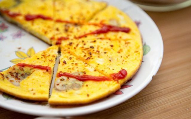 Trứng Chiên Phô Mai Nấm
