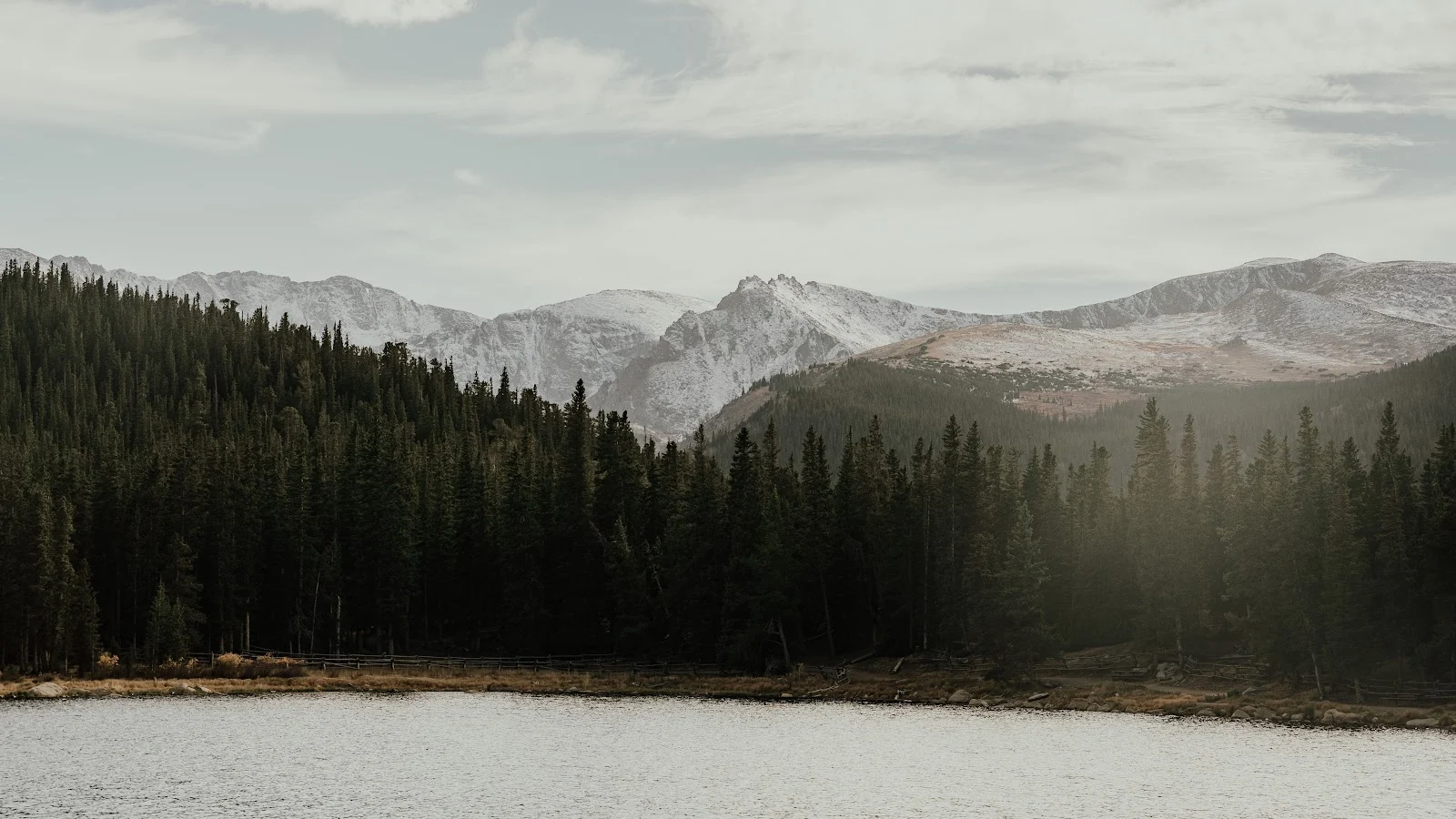 Landscape, Water, Trees, Forest, Mountains 5K Desktop Wallpaper